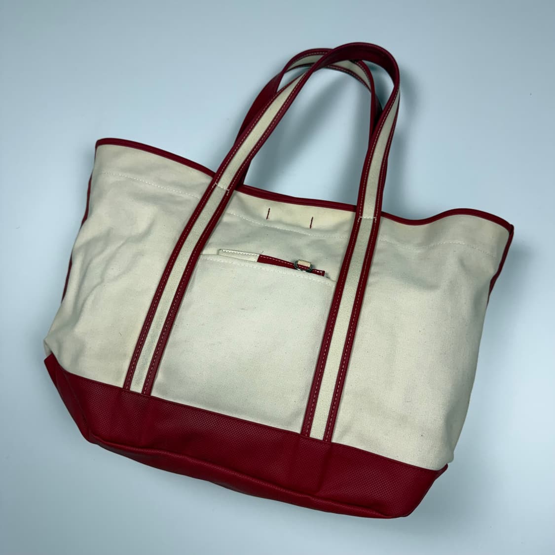 요시다포터 걸 토트백 레드 L 상품이미지3