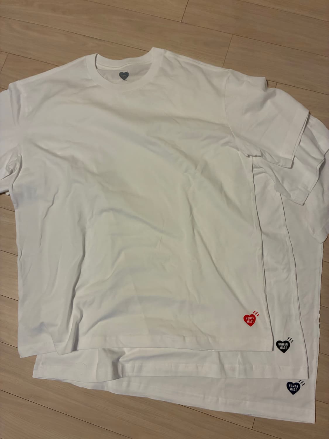 [새상품/L] 휴먼메이드 시그니처 로고 티셔츠 (블랙) 상품이미지1