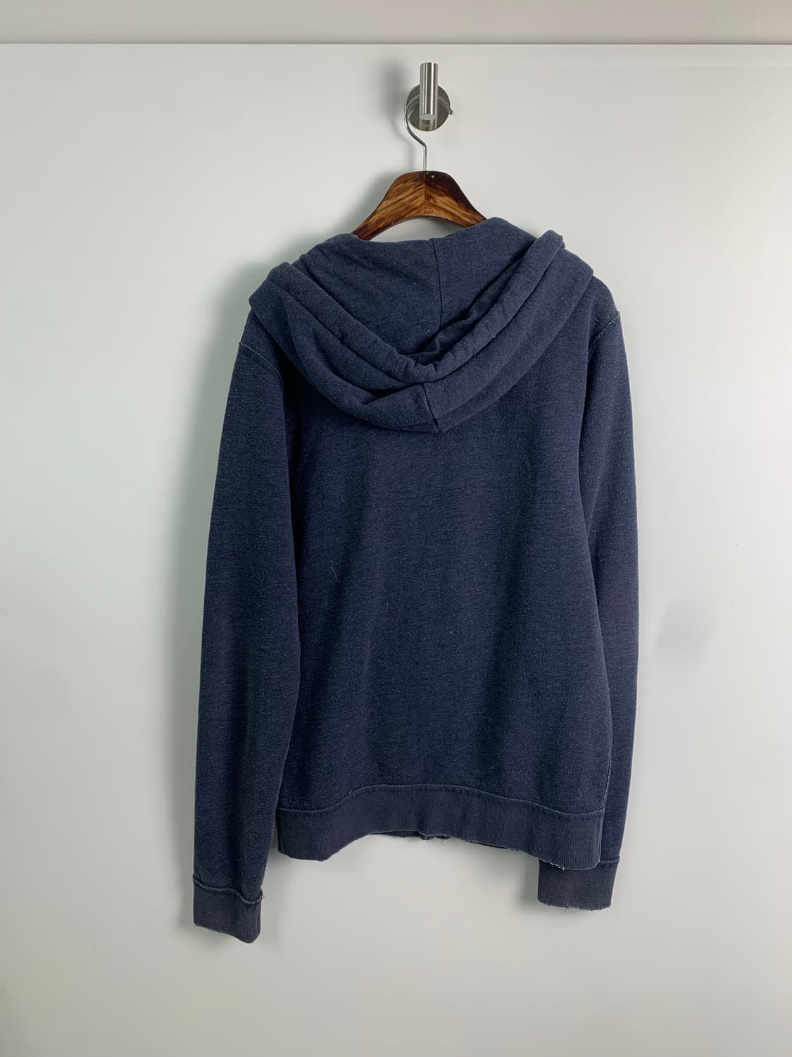 아베크롬비 y2k 와투케 네이비 헤비코튼 후드집업 상품이미지3
