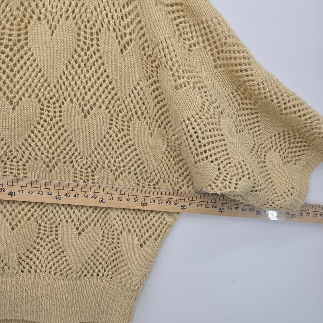 Cutie Blonde 크로셰 하트 니트 상품이미지9