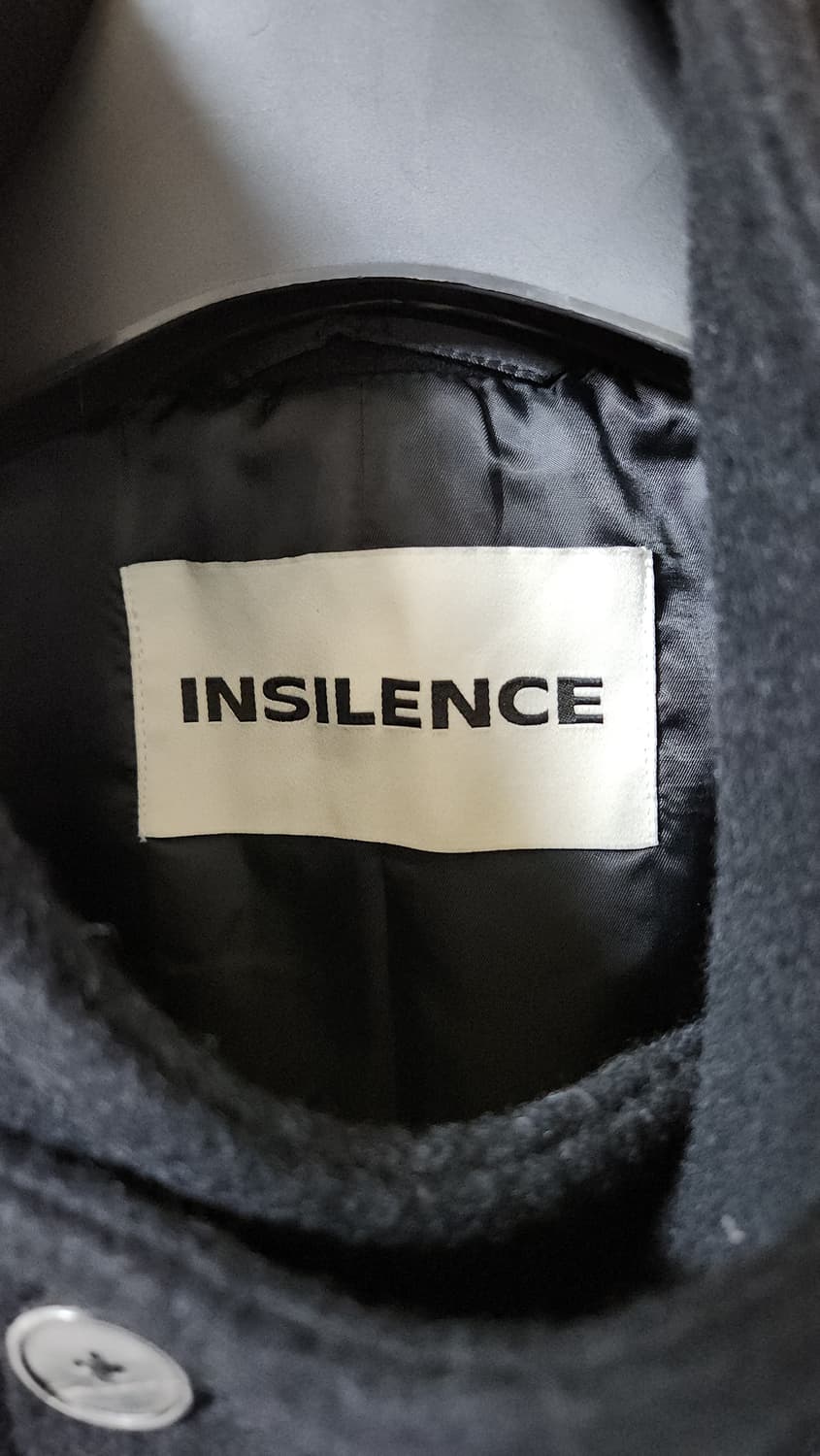 (착샷) 인사일런스 지블링 하프 코트 피코트 상품이미지4