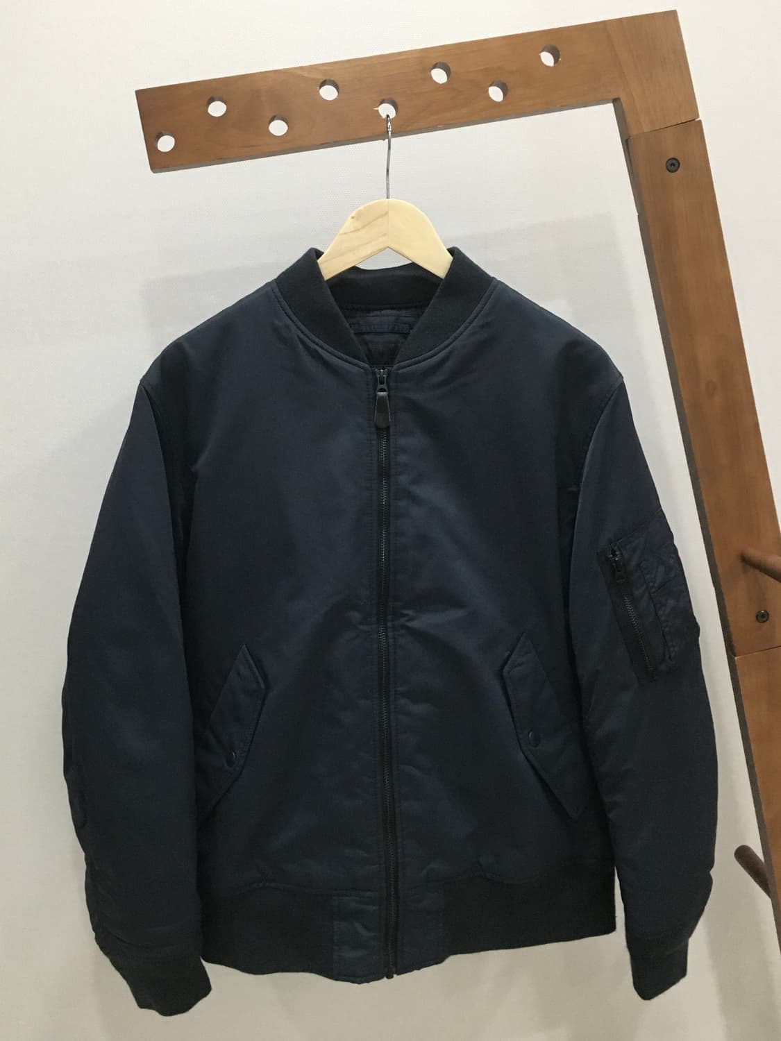 일본빈티지 유니클로 네이비 MA-1 블루종 상품이미지1