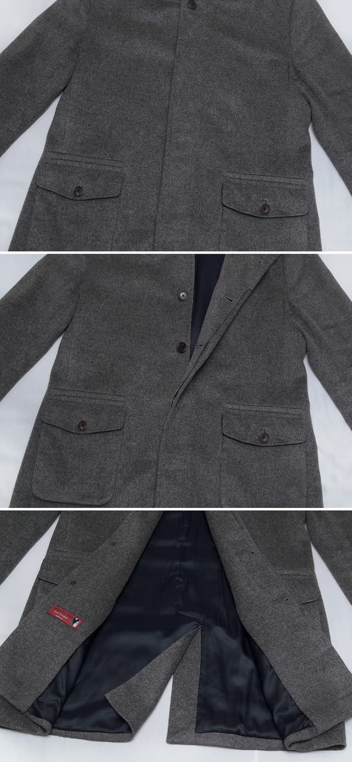 빈폴 컬렉션 이탈리안 캐시미어 하이넥 스탠카라 코트 (100-105) 상품이미지5