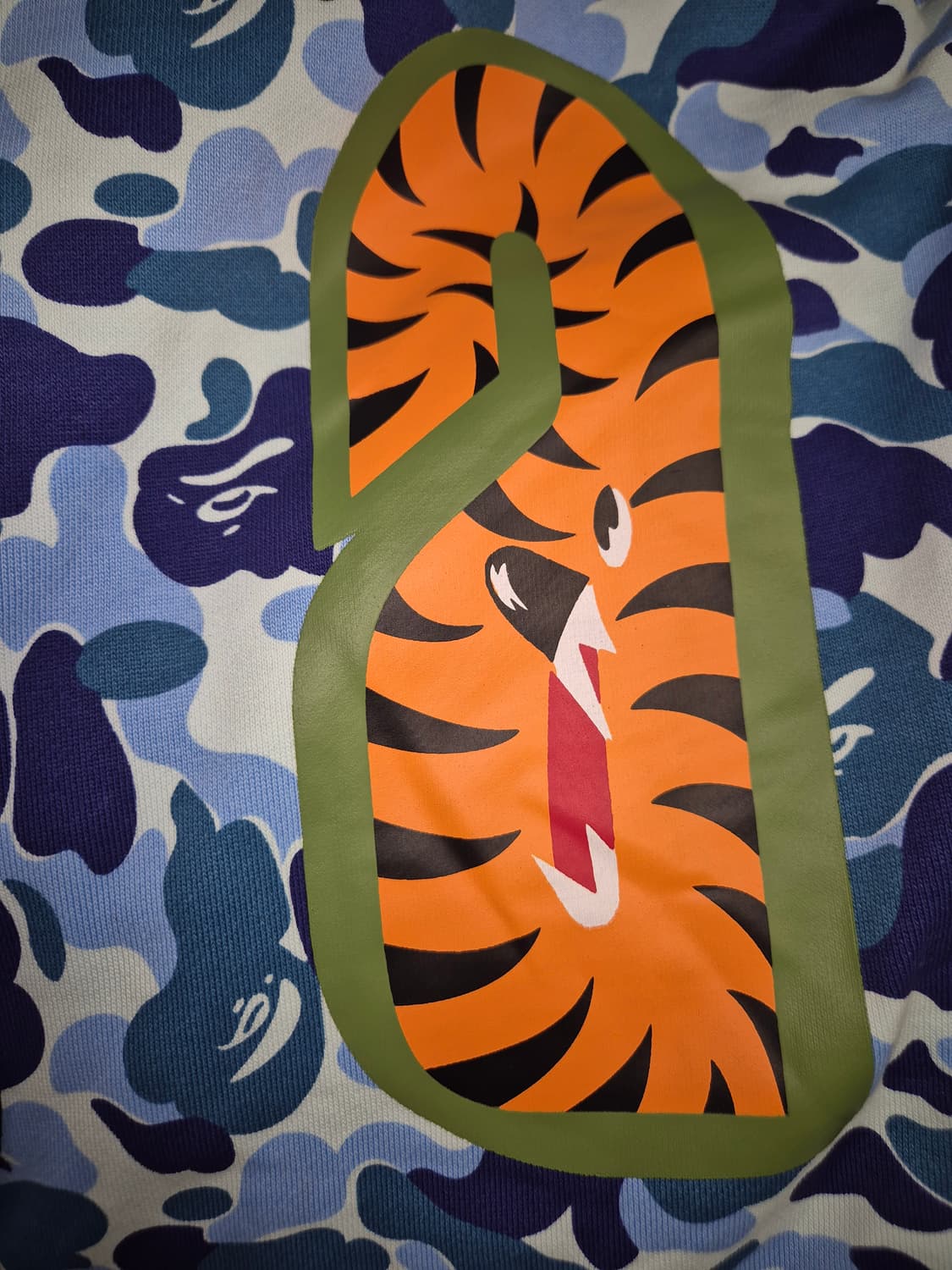 베이프 블루 샤크 후드집업 상품이미지4