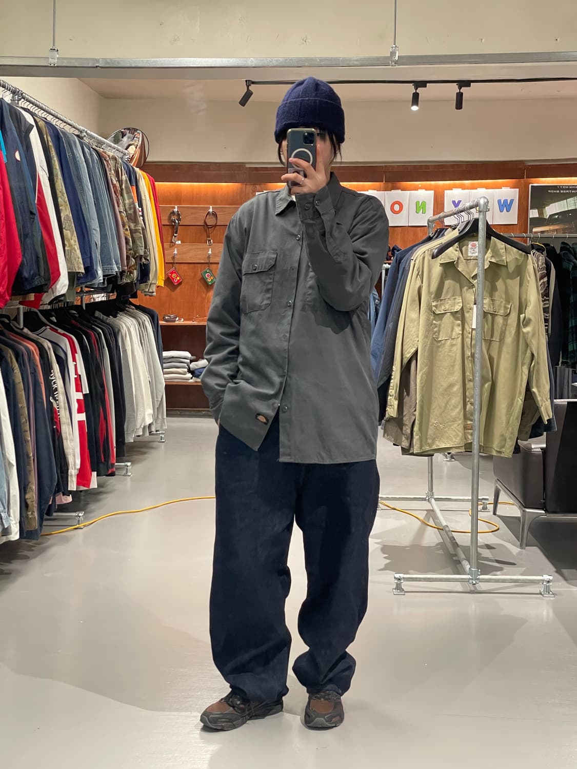 디키즈 워크 셔츠(그레이)   상품이미지3