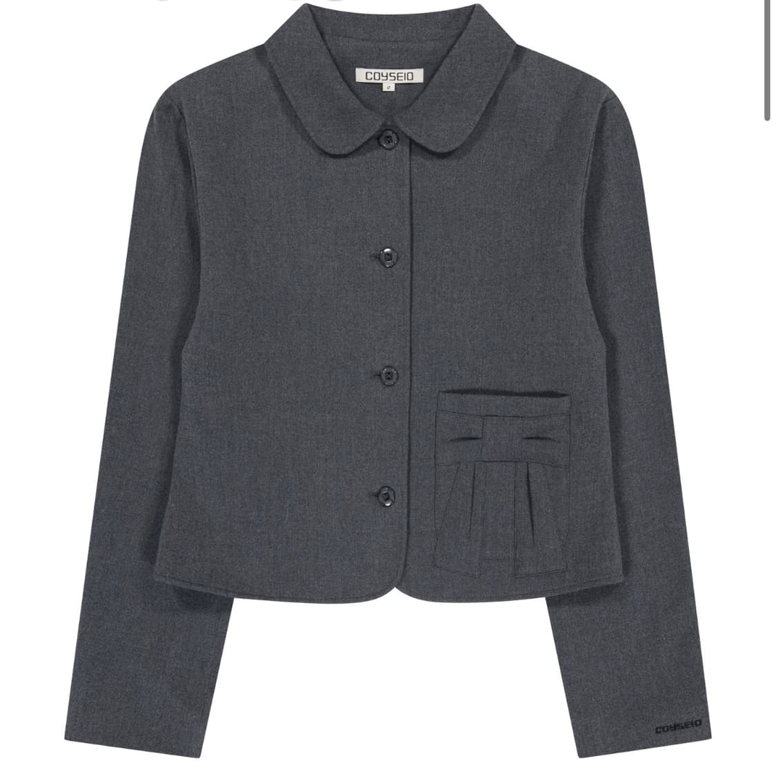 코이세이오 리본 셋업 그레이 상품이미지2