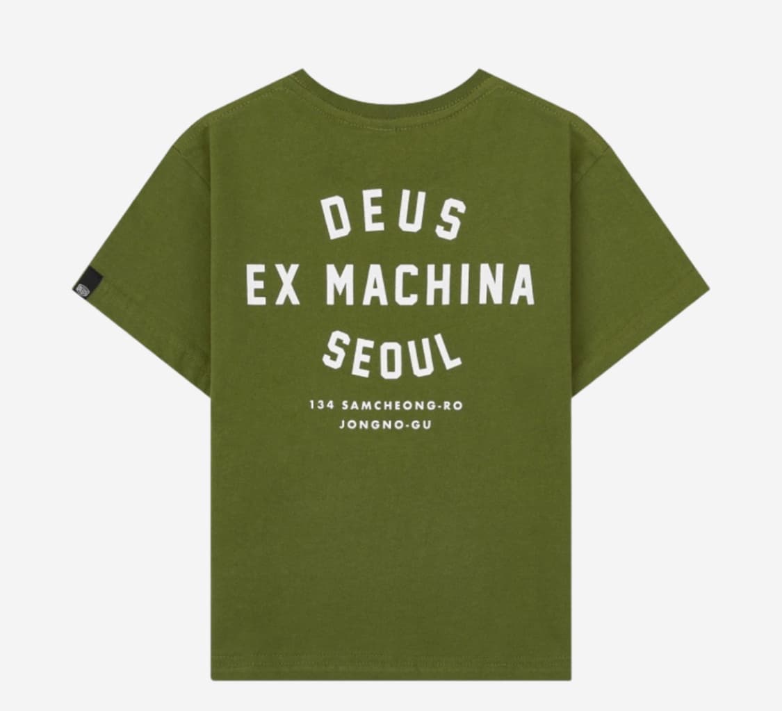 (키즈7) 데우스 엑스 마키나 컬리지 삼청 티셔츠 로버 그린 상품이미지1