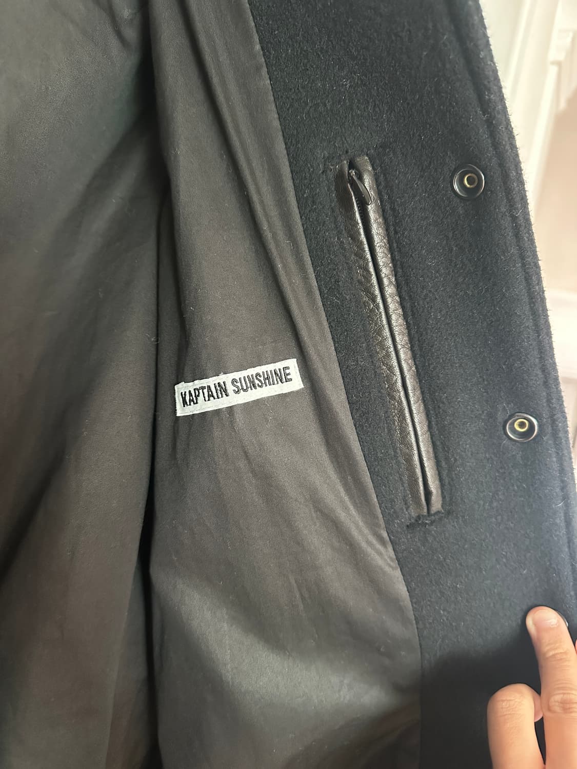 캡틴선샤인 어워드 자켓 블랙 40사이즈 상품이미지4