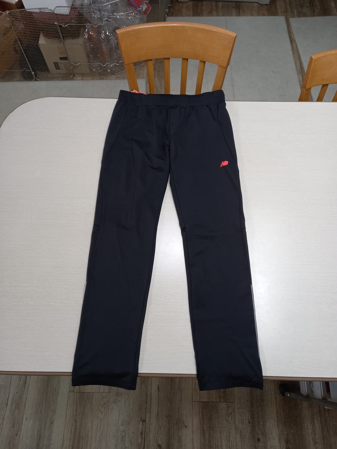 30 new balance 봄가을용 스판 트레이닝하의 블랙 30-198 상품이미지1