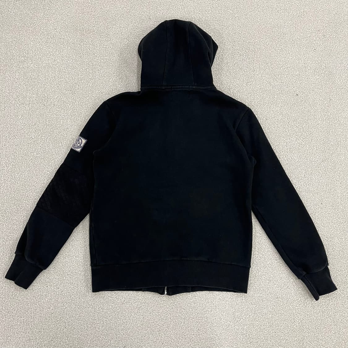[L] 빈티지 블랙 와펜 후드 집업 자켓 0114M1 상품이미지7