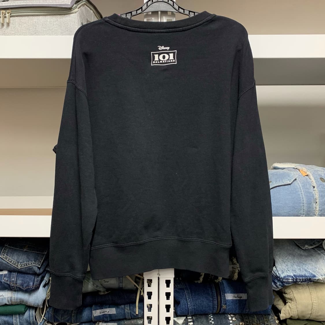 [S] 유니클로 X 디즈니 101마리 달마시안 프린팅 맨투맨 스웻셔츠 상품이미지3