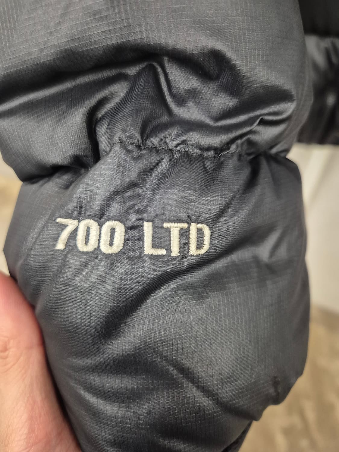 노스페이스 스웨이드 눕시 한정판알파 자켓 90 브라운/블랙 상품이미지4