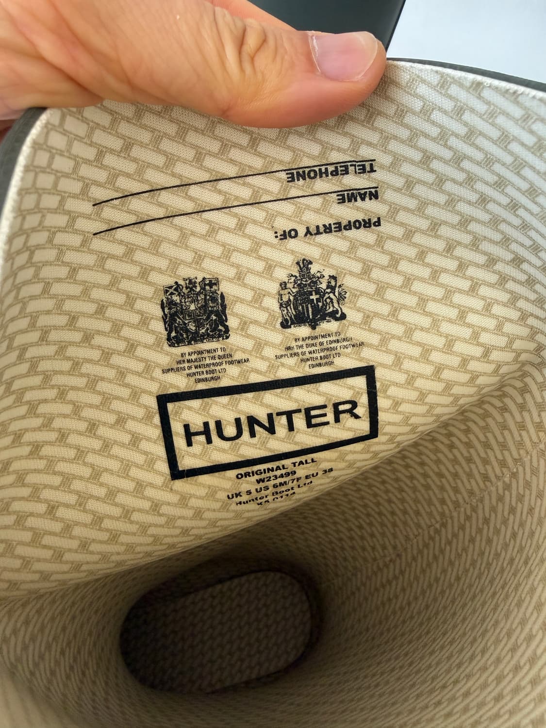 [EU38]헌터(HUNTER) 레인 부츠 상품이미지8