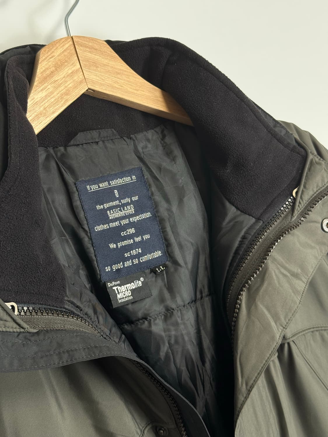 베이직랜드 3-way 야상 M65 필드 파카 패딩 개파카 상품이미지5