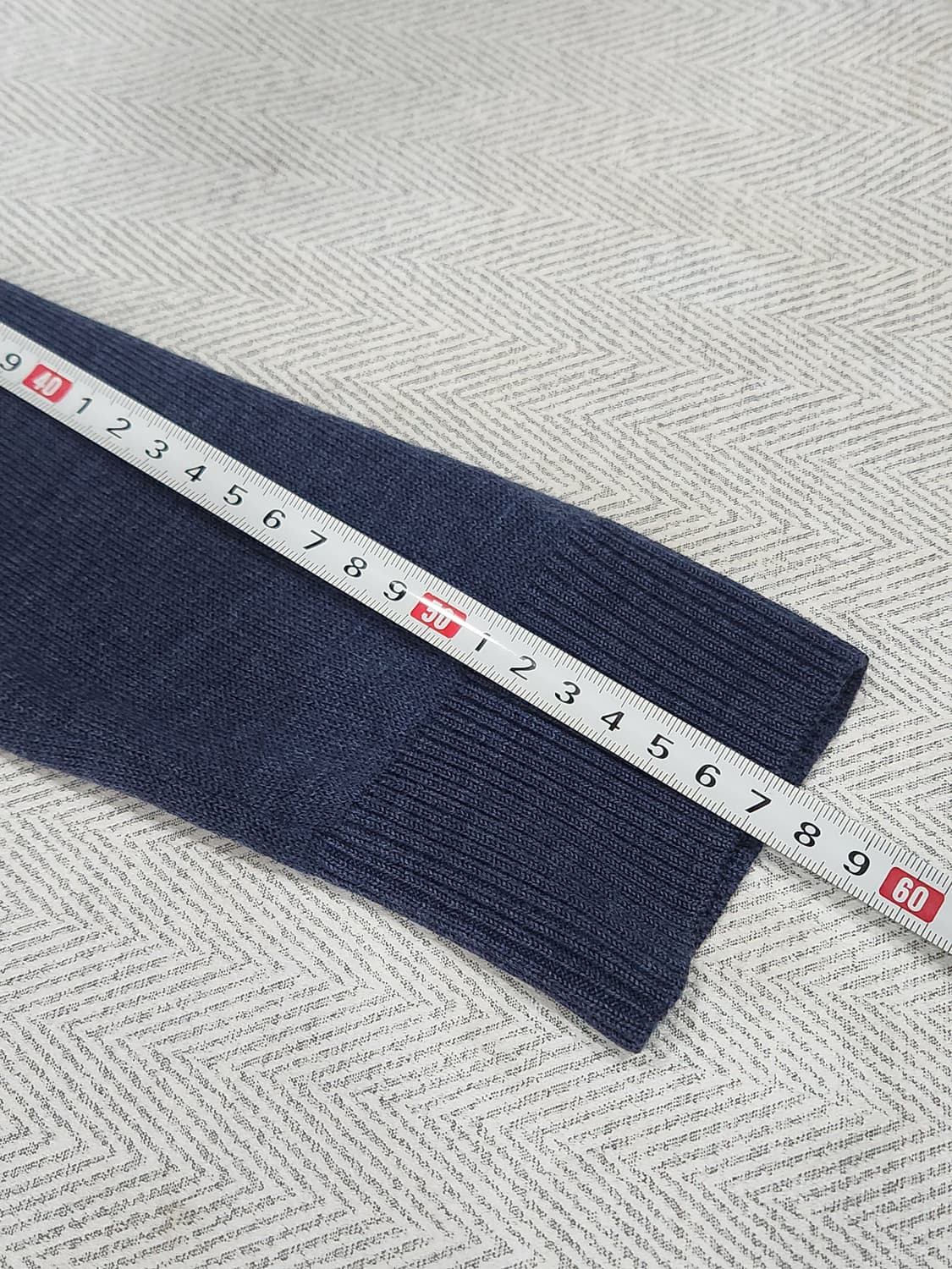 [100] 프랑코페라로 울 혼방 네이비 가디건 남성 100사이즈 상품이미지10