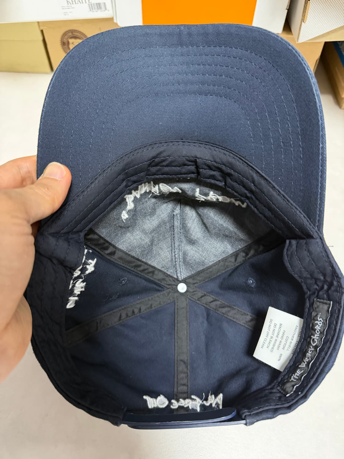 더뤡코즈 Banned From Newyork 네이비 볼캡 상품이미지5