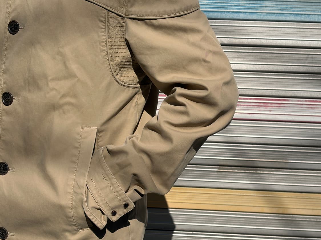 아르마니 익스체인지 스티칭 트러커 자켓  상품이미지2