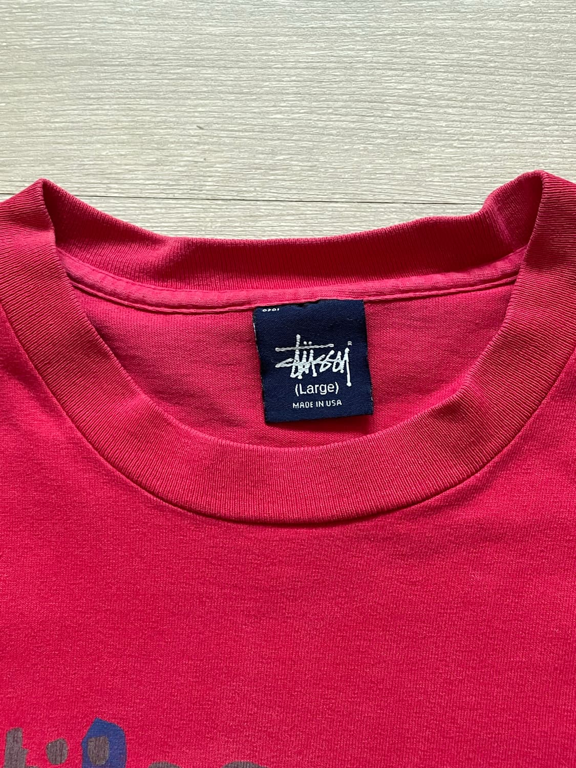 90s 올드 스투시 로고 티셔츠 stussy 상품이미지4