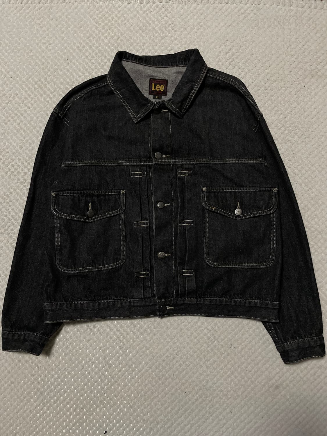 LEE 리 타입2 데님 트러커 청자켓 흑청 상품이미지1