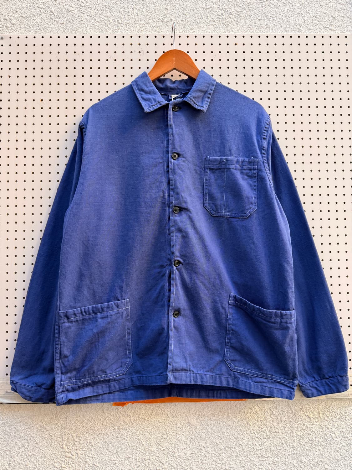 OLD VINTAGE WASHED NAVY FRENCH 프렌치워크자켓 상품이미지1