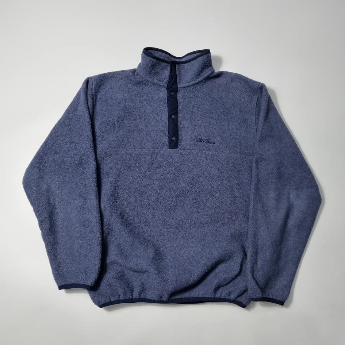 80s L.L.BEAN. 엘엘빈 스냅 풀오버 후리스 M 상품이미지1