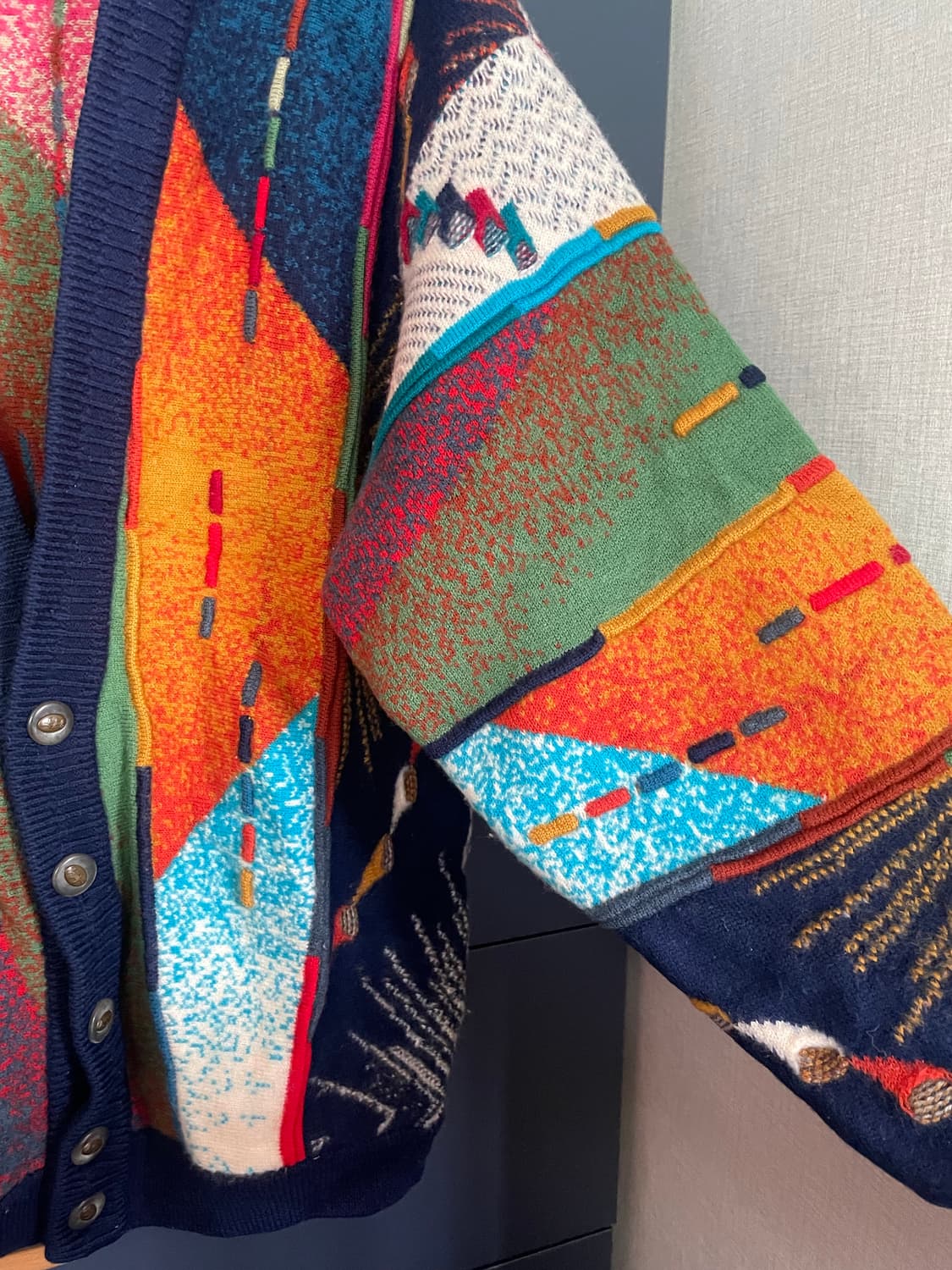 게쿠 아메카지 Australia 양털100 케이블 가디건 상품이미지5