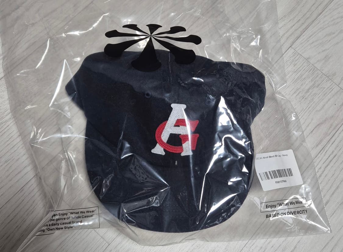 새상품 앵글런 AG Wool-Blend Ball Cap - Navy 상품이미지3