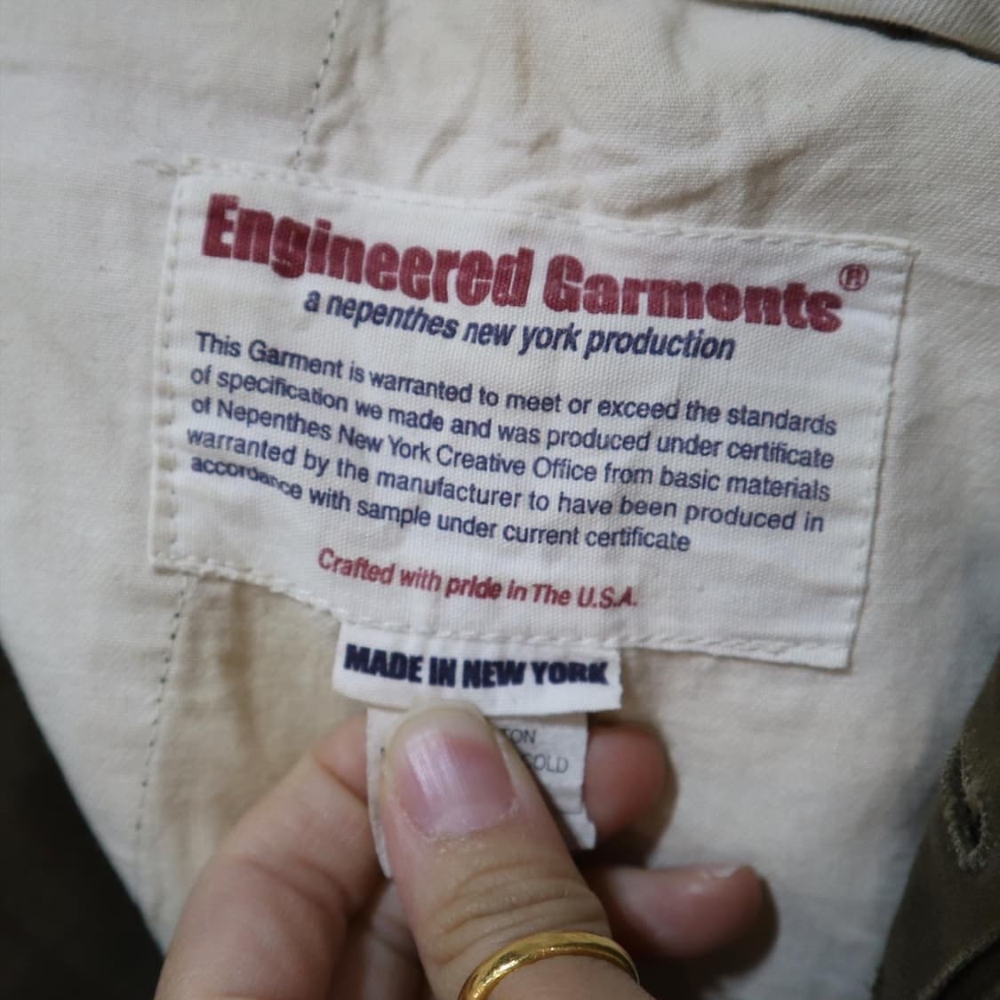 엔지니어드가먼츠 워크 팬츠   상품이미지6