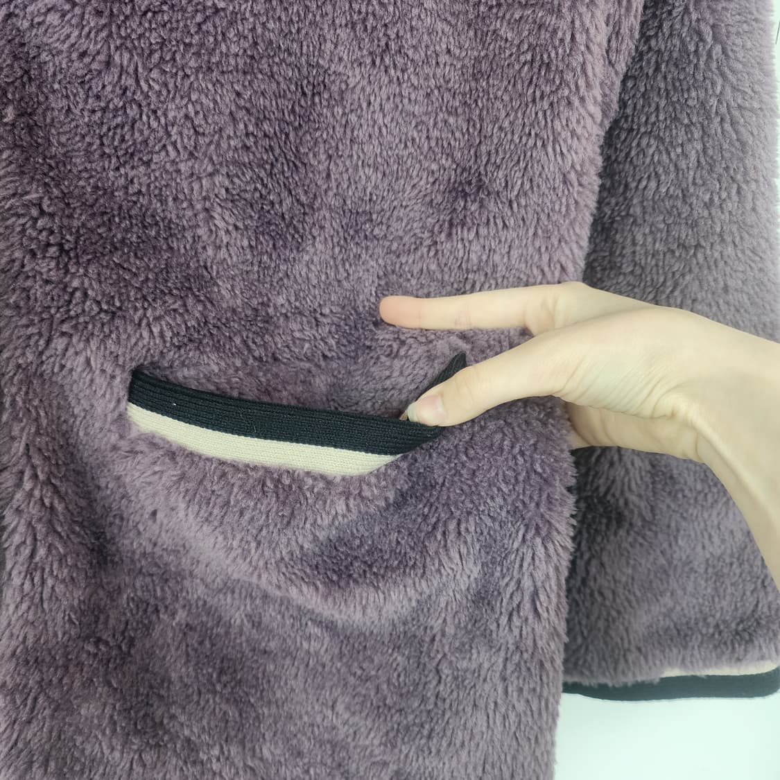 제이슨우 퍼 플리스 자켓 퍼플 상품이미지4