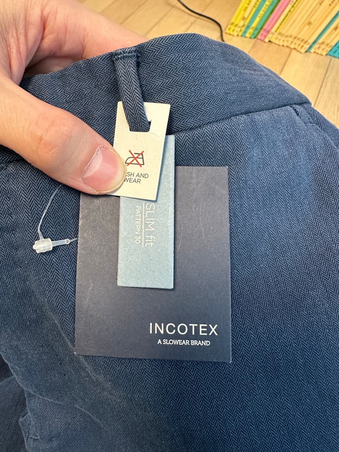 인코텍스 네이비 면 팬츠 / 44 상품이미지5