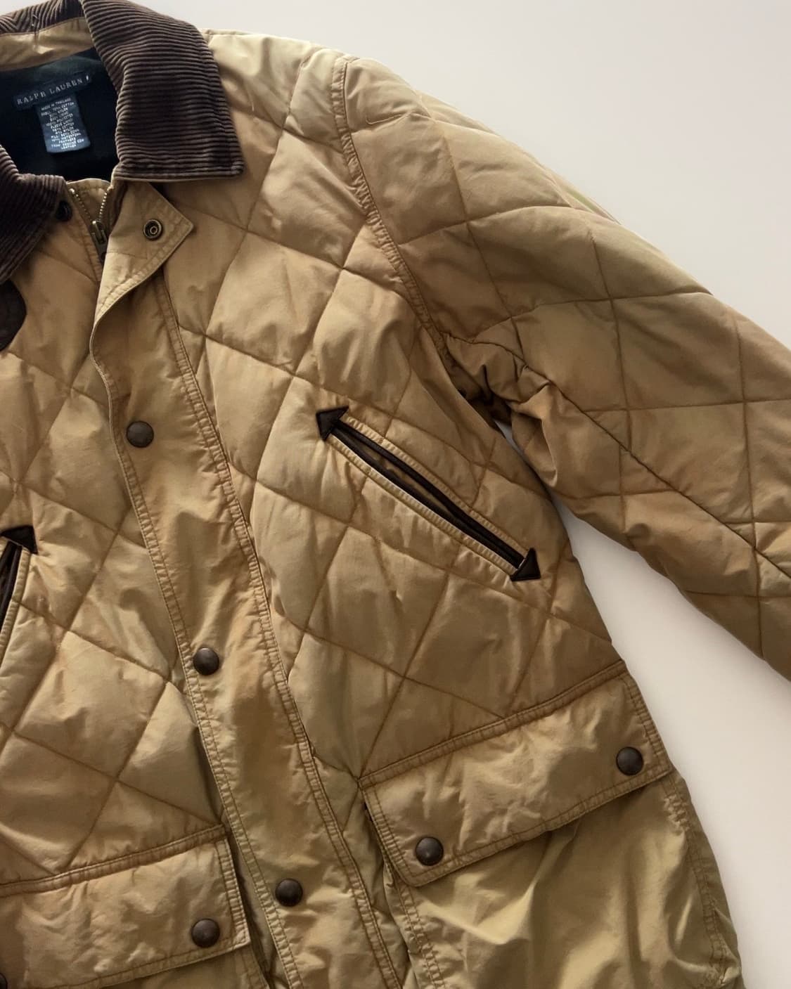 폴로 랄프로렌 워크 퀼팅 자켓 M 상품이미지4