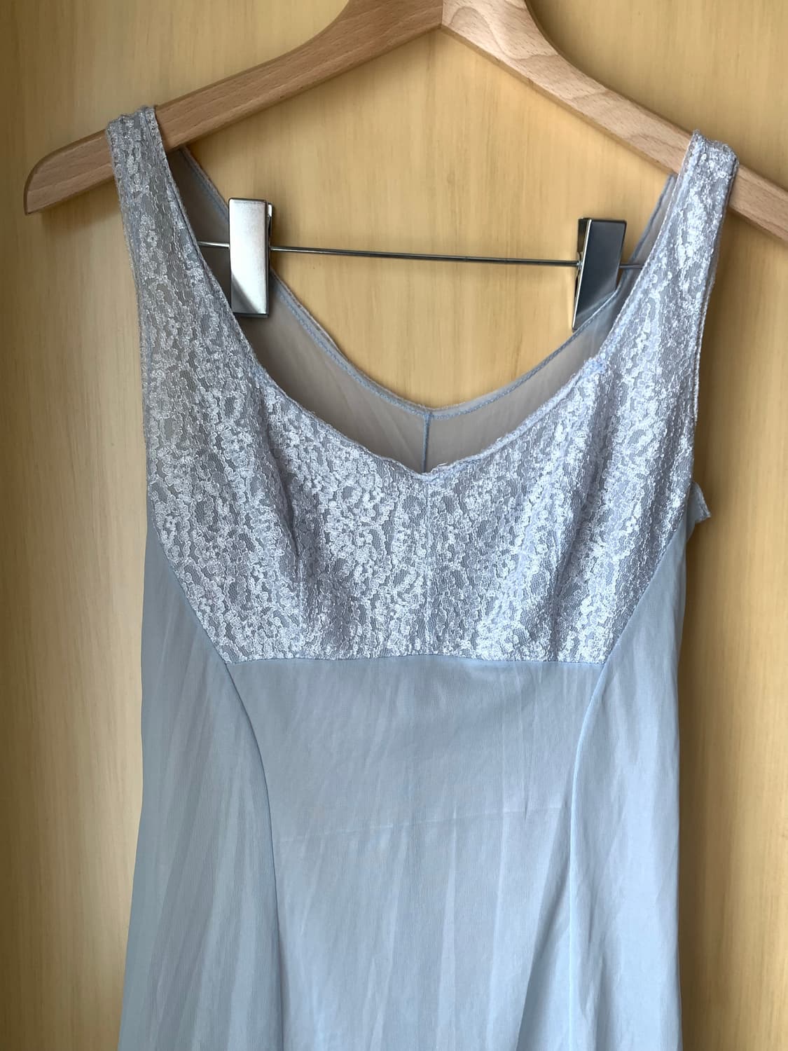 Classic sliver slip dress 상품이미지2