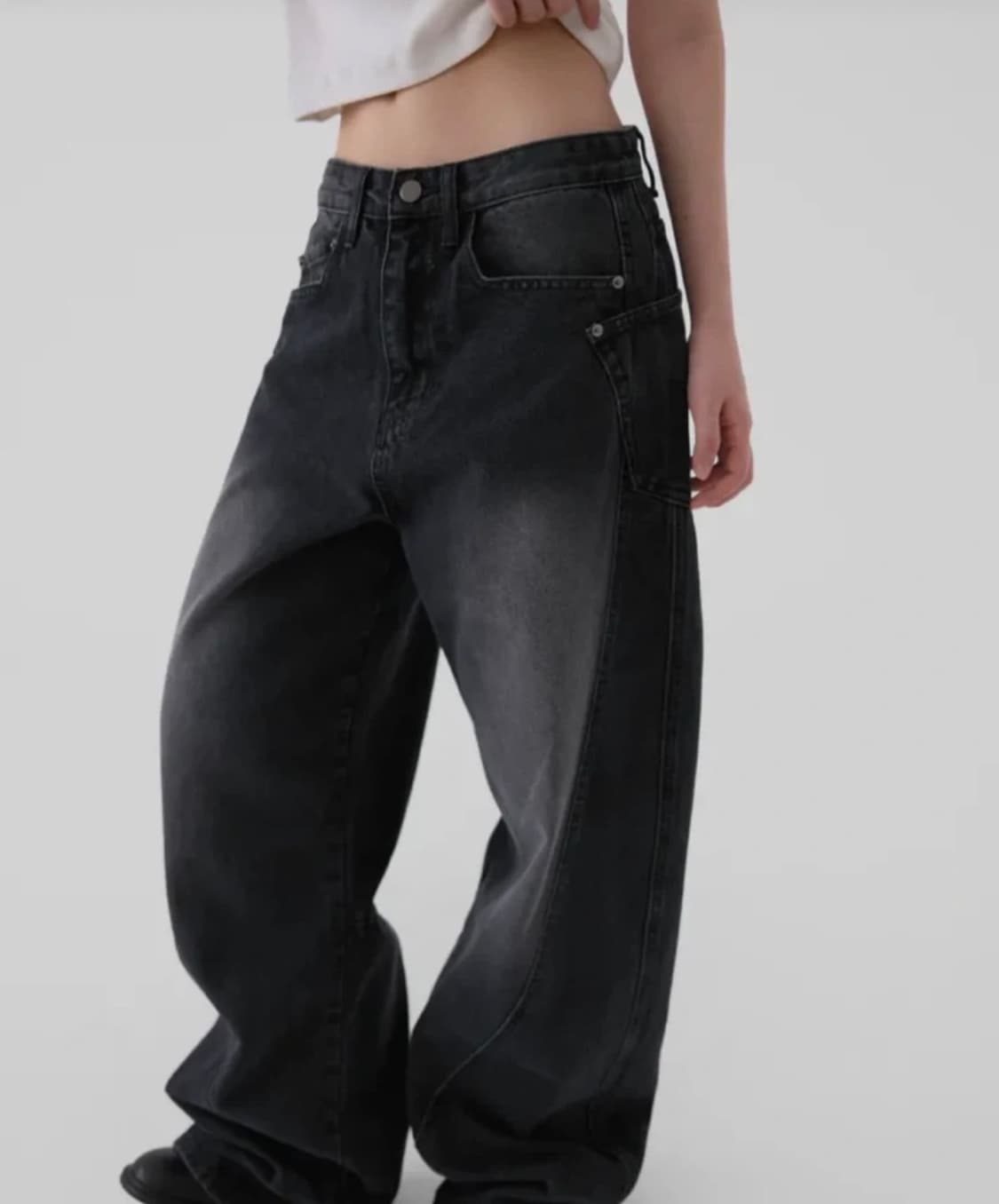 어텀 로우 커브드 데님 상품이미지2