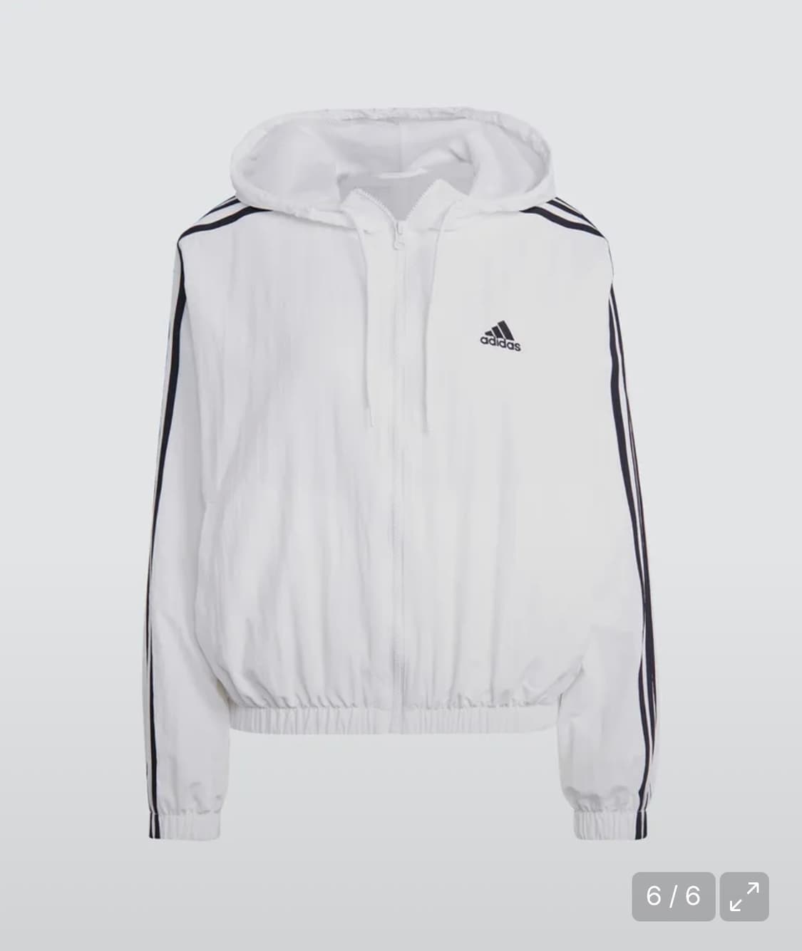 아디다스 3S 우븐 윈드 브레이커 화이트 상품이미지2