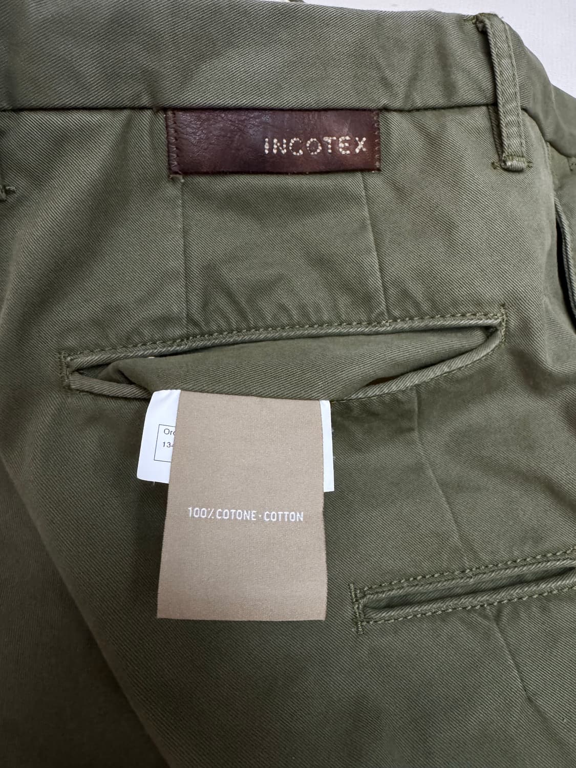 [32] Incotex 인코텍스 트리코 키키 치노 팬츠 상품이미지7