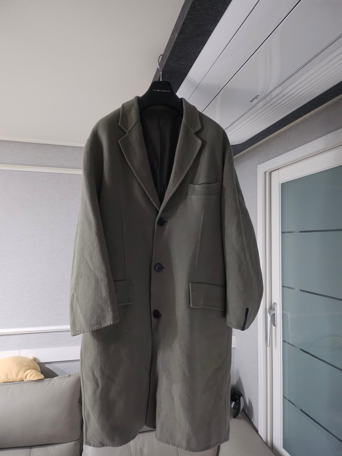 [거의 새것] 시스템옴므 핸드메이드 코트 100 상품이미지1