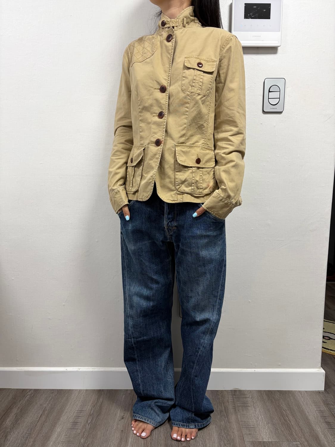 m) 폴로 랄프로렌 베이지 블레이져 상품이미지3