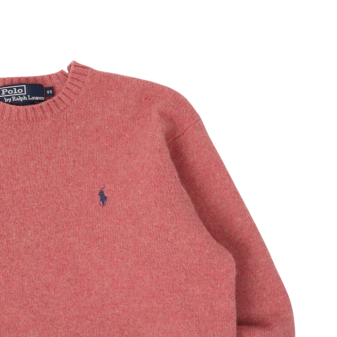 폴로 랄프로렌 코랄 핑크 램스울 니트 상품이미지3