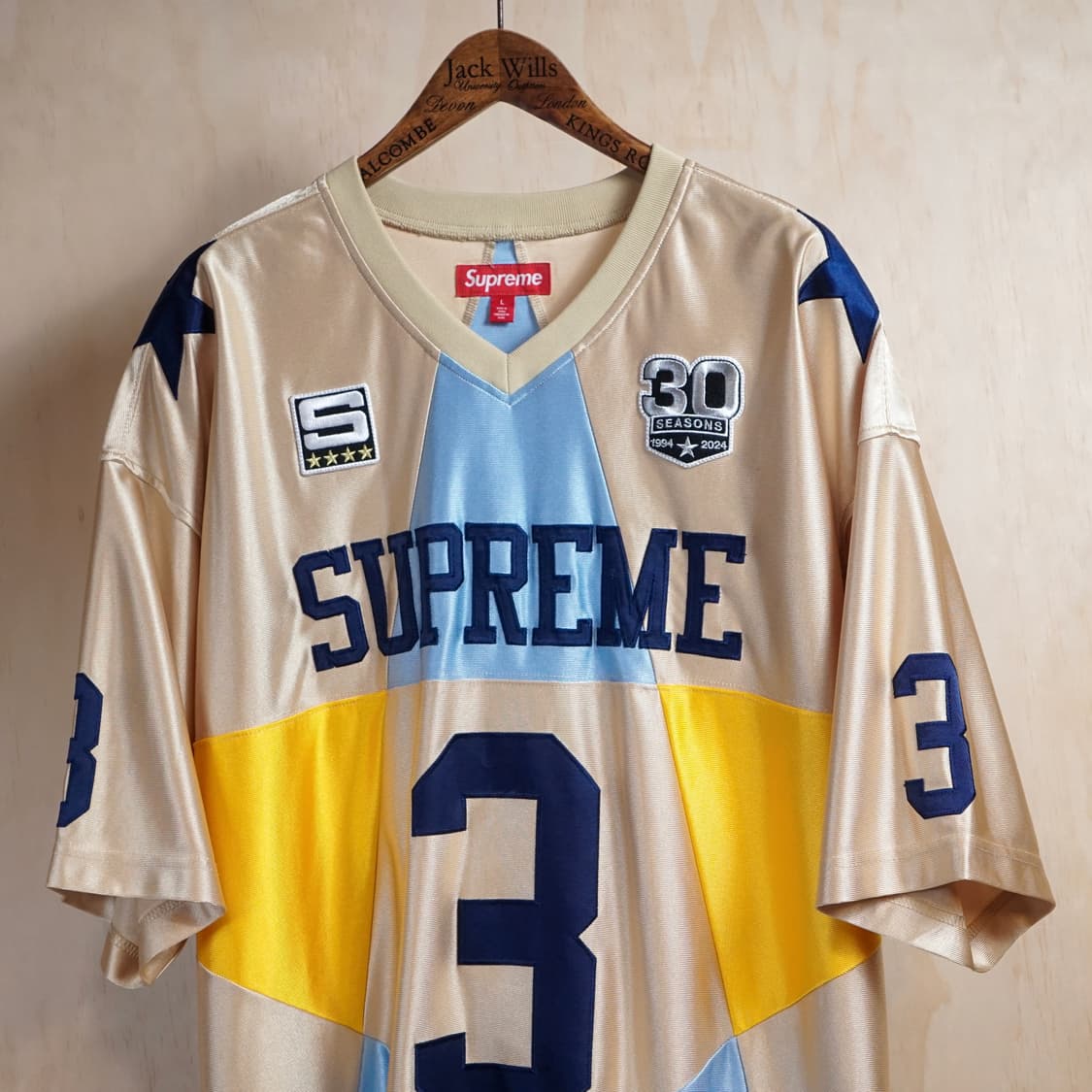 슈프림 24FW 스타 풋볼 티셔츠 상품이미지2