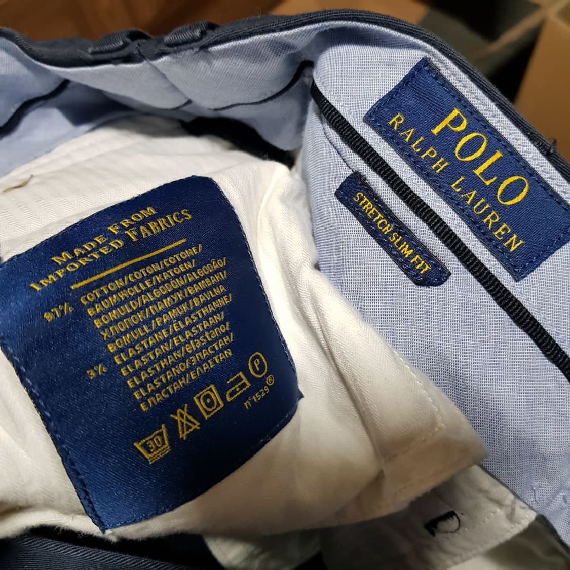 S - M/  폴로 랄프로렌 네이비 면팬츠/ 토318-낭 상품이미지2