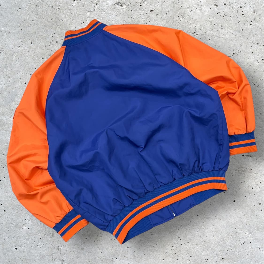 [105] MLB 뉴욕 메츠 블루종 자켓 오렌지 배색 B685 상품이미지2