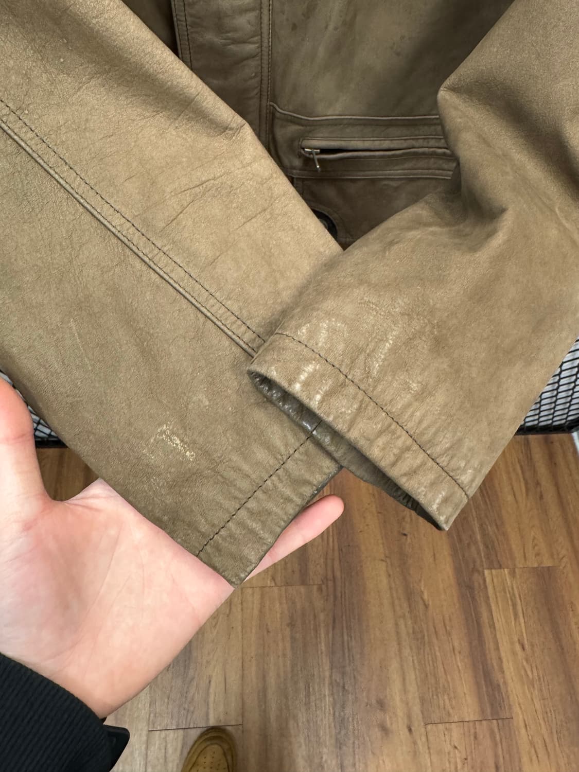 VARIO MAX 빈티지 스웨이드 필드 자켓 투포켓 포인트 브라운 상품이미지7