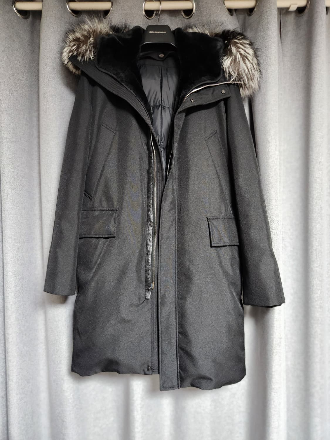 솔리드옴므 무스탕 패딩 팝니다 우영미 타임옴므 상품이미지1