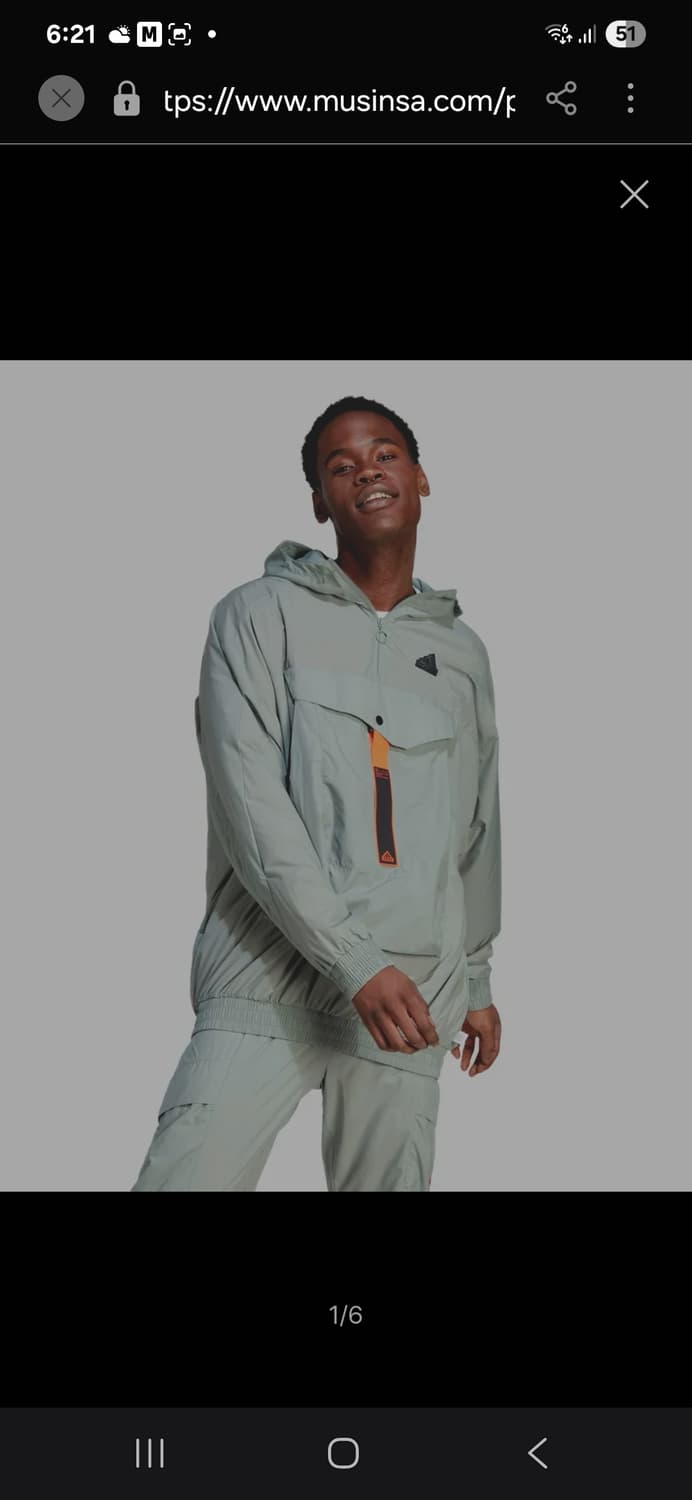 아디다스 시티 이스케이프 men's 아노락 Grey 2xl 상품이미지6