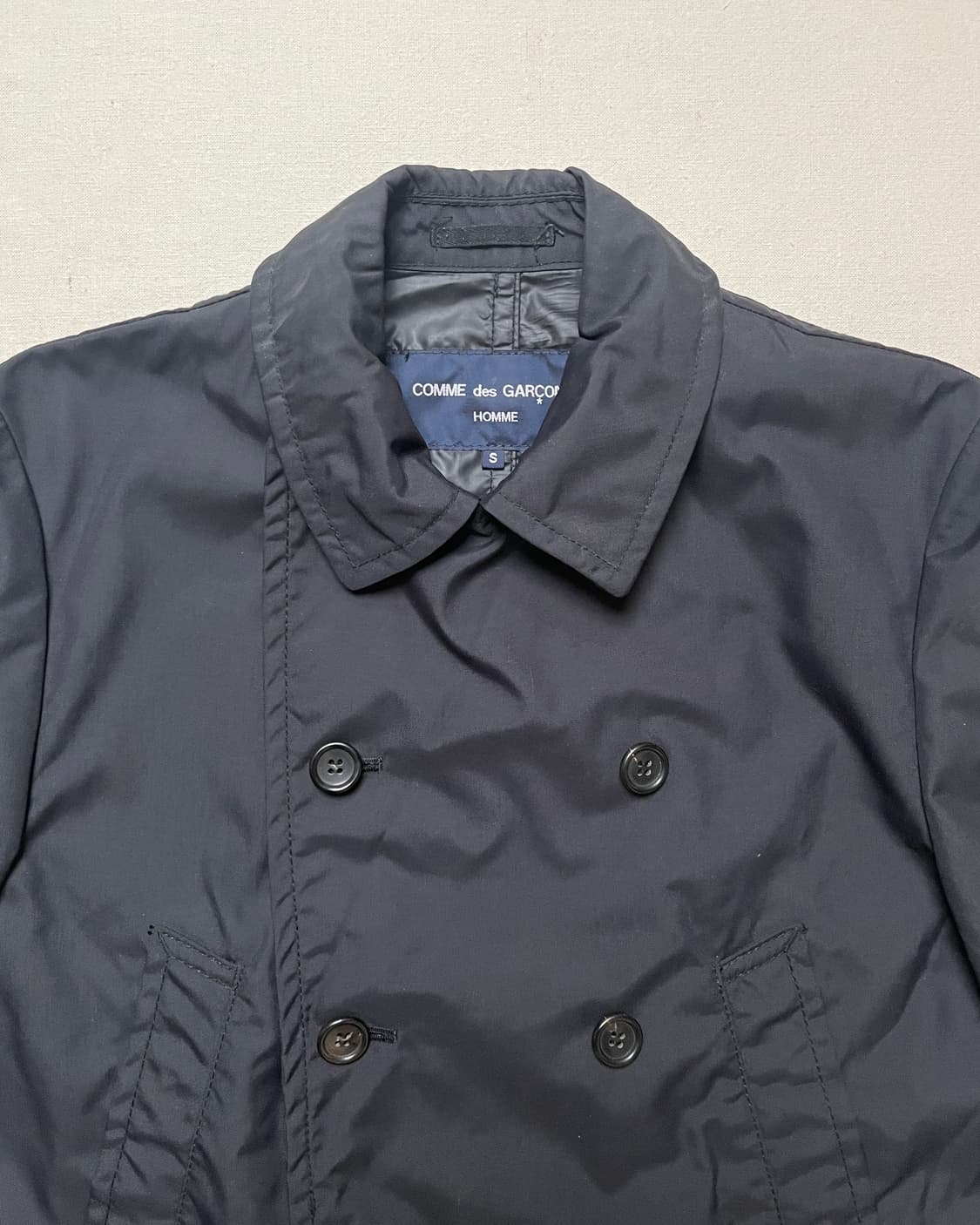 꼼데가르송 옴므 나일론 하프 더블코트 comme des garckns 상품이미지6