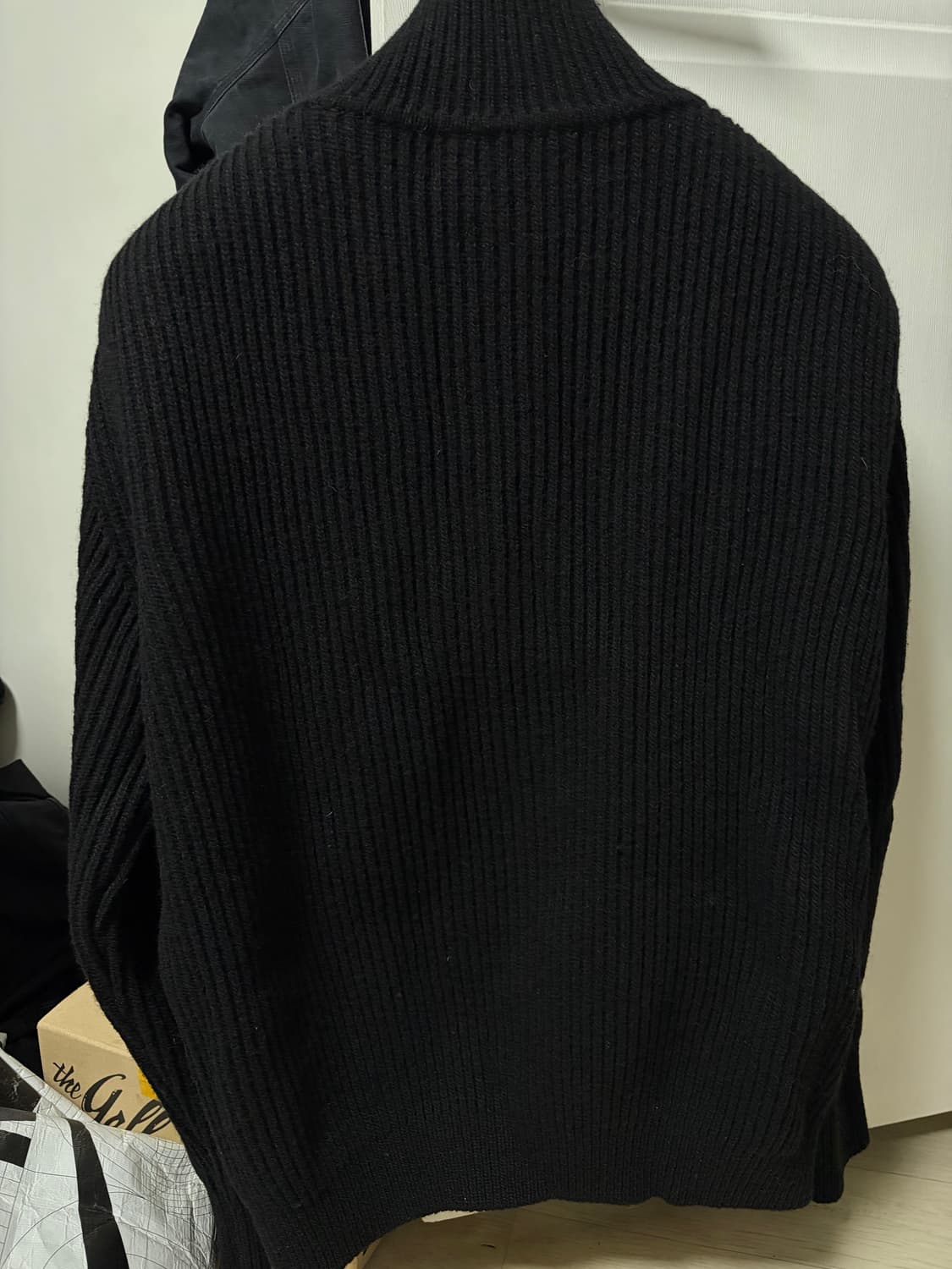 건지울른스 셔틀랜드 울 집업 가디건 L 상품이미지3