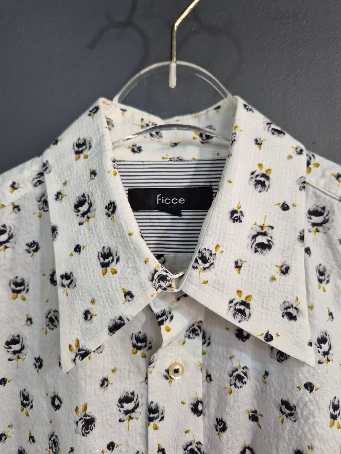 플라워 패턴 셔츠 L 새상품  상품이미지3