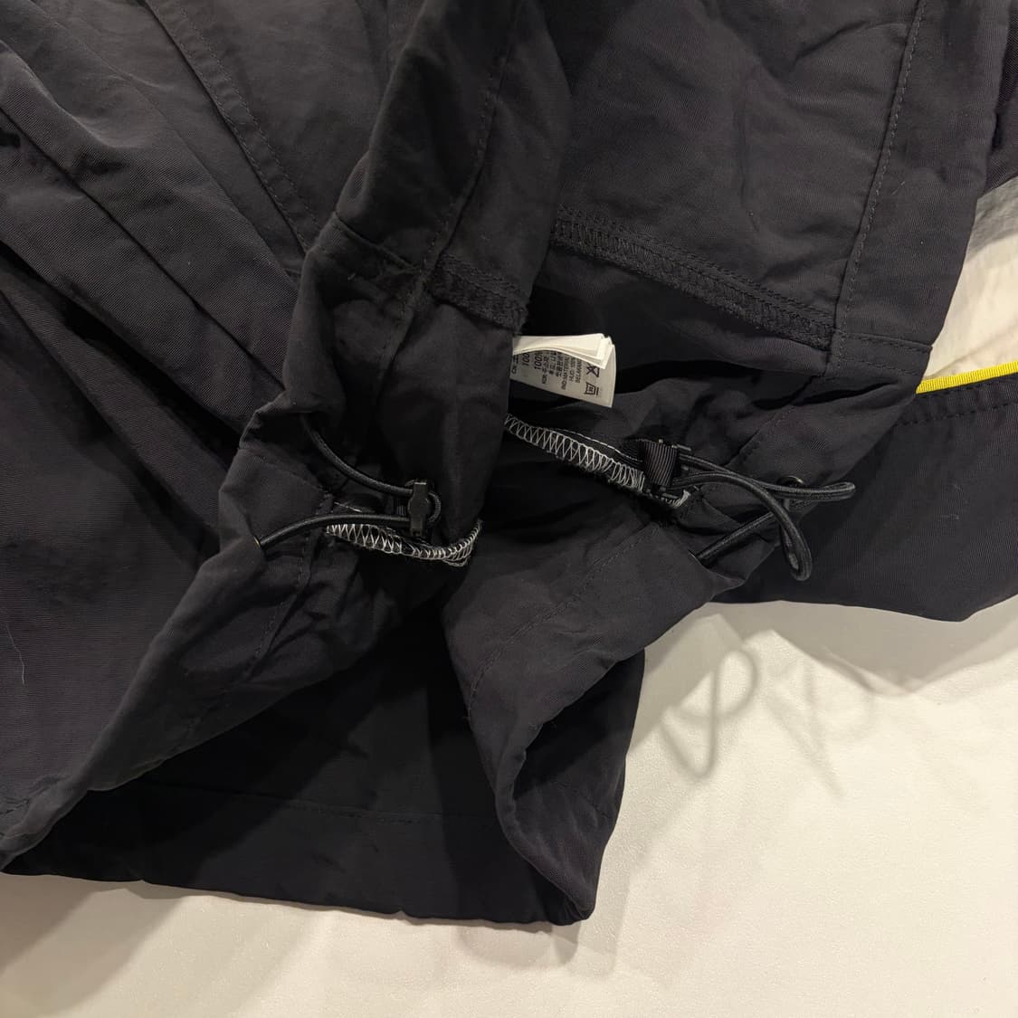 [M] 아디다스 블랙/화이트 반집업 아노락 바람막이 자켓 B531 상품이미지7