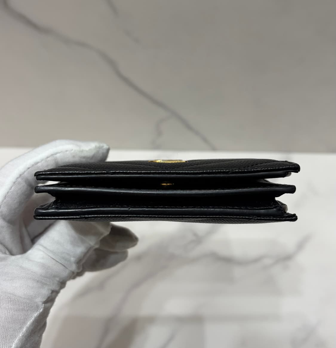 [정품] S급 생로랑 모노그램 마틀라세 반지갑 금장 상품이미지9