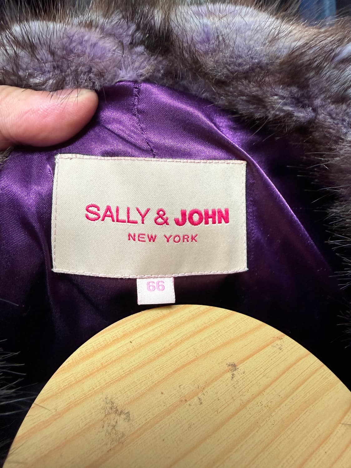 [66] Sally&john 리얼 밍크 코트 자켓 상품이미지4